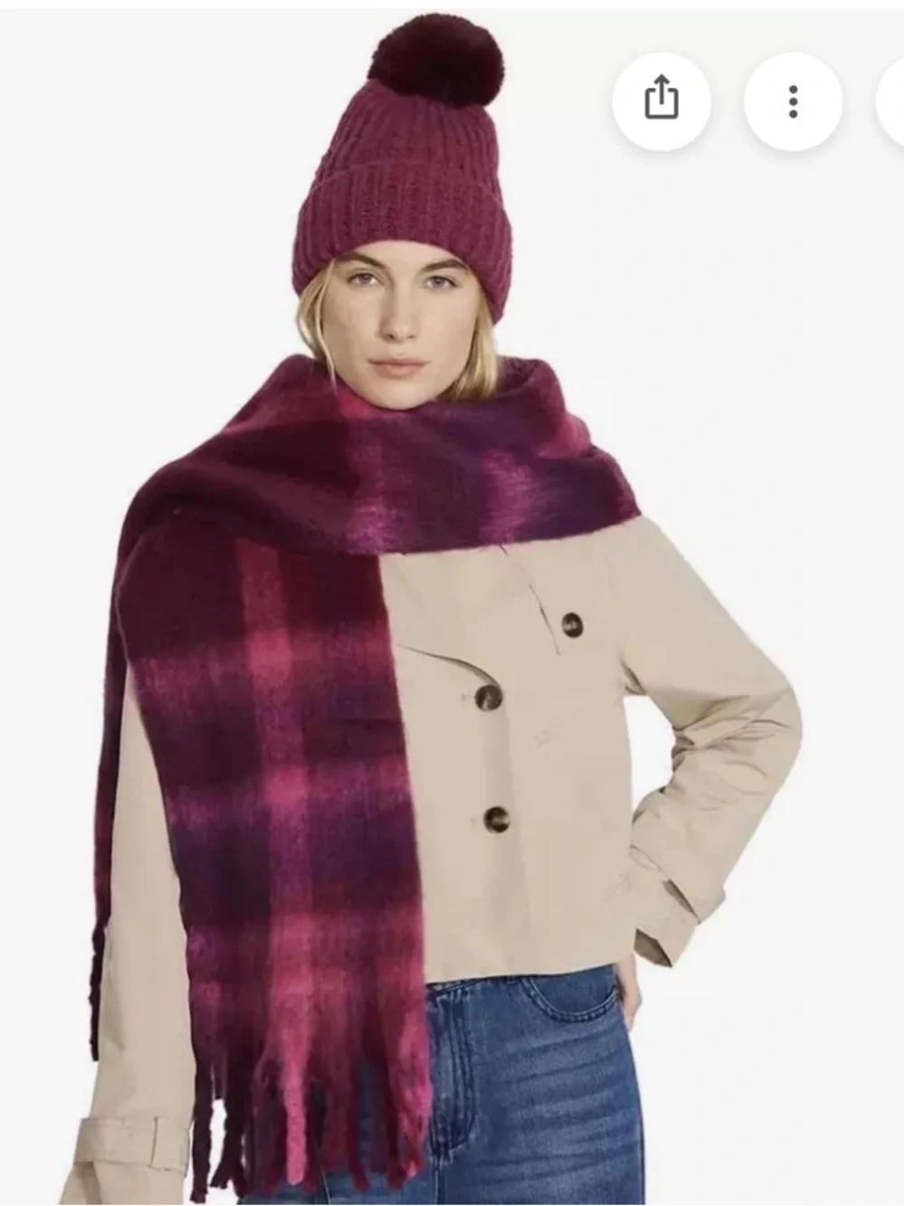 Steve Madden soft plaid